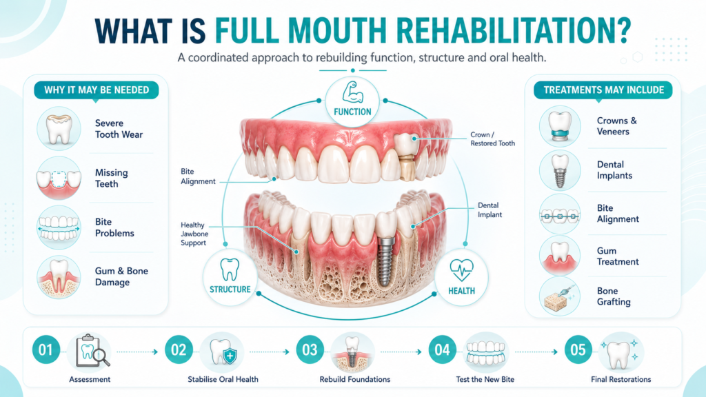 full mouth rehabilitation