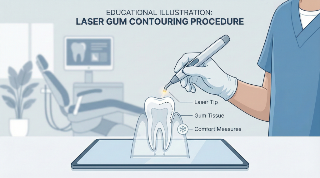 laser gum contouring