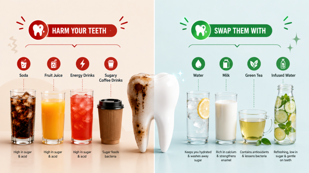 drinks that harm your teeth